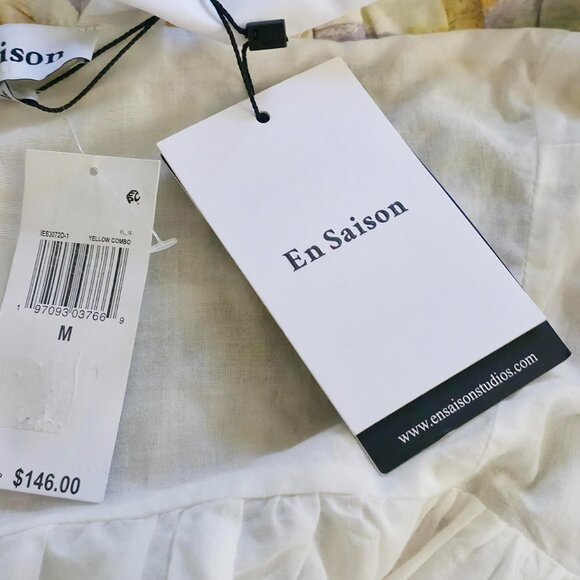 EN SAISON Torrey Midi Sundress in Yellow Combo - Picture 14 of 14